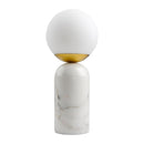 Modern European furniture - Marble White Glass Table Lamp - www.oroatrade.com