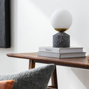 Hospitality furniture - Speckled Gray Cement Table Lamp - www.oroatrade.com