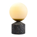 Hospitality furniture - Speckled Gray Cement Table Lamp - www.oroatrade.com