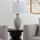Hospitality furniture - Gray Ceramic Accent Table Lamp - www.oroatrade.com
