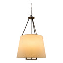 Hospitality furniture - White Linen Chandelier - www.oroatrade.com