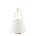 Hospitality furniture - White Linen Chandelier - www.oroatrade.com