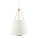 Hospitality furniture - White Linen Chandelier - www.oroatrade.com