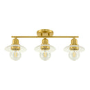 Contract furniture - Gold Fixture Glass Wall Lamp - www.oroatrade.com