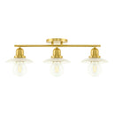 Contract furniture - Gold Fixture Glass Wall Lamp - www.oroatrade.com