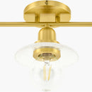 Contract furniture - Gold Fixture Glass Wall Lamp - www.oroatrade.com