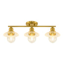Contract furniture - Gold Fixture Glass Wall Lamp - www.oroatrade.com