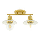 Contract furniture - Gold Fixture Glass Wall Lamp - www.oroatrade.com