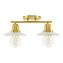 Contract furniture - Gold Fixture Glass Wall Lamp - www.oroatrade.com