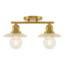 Contract furniture - Gold Fixture Glass Wall Lamp - www.oroatrade.com