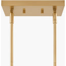 Modern European furniture - 5-Light Glass Pyramid Linear Chandelier - www.oroatrade.com
