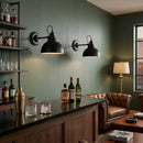Hospitality furniture - Black Metal Dome Wall Lamp - www.oroatrade.com