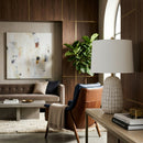 Hospitality furniture - Glazed Cream Ceramic Table Lamp - www.oroatrade.com