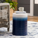 Modern European furniture - Ceramic Cylindrical Outdoor Stool - www.oroatrade.com