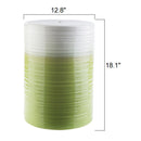 Modern European furniture - Ceramic Cylindrical Outdoor Stool - www.oroatrade.com