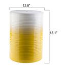 Modern European furniture - Ceramic Cylindrical Outdoor Stool - www.oroatrade.com
