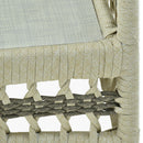 Hospitality furniture - Cream Aluminum Outdoor Accent Chair - www.oroatrade.com