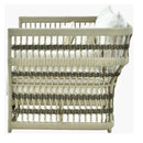 Hospitality furniture - Cream Aluminum Outdoor Accent Chair - www.oroatrade.com