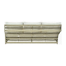 Hospitality furniture - Cream Aluminum Outdoor Left-Armed Sofa - www.oroatrade.com