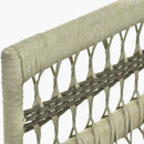 Hospitality furniture - Cream Aluminum Outdoor Left-Armed Sofa - www.oroatrade.com