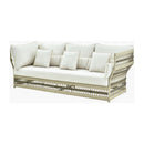 Hospitality furniture - Cream Aluminum Outdoor Sectional Sofa - www.oroatrade.com