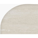 Contract furniture - Cream Aluminum Outdoor Coffee Table - www.oroatrade.com