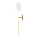 Contract furniture - White Linen Shade Wall Lamp - www.oroatrade.com