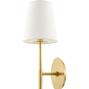 Contract furniture - White Linen Shade Wall Lamp - www.oroatrade.com