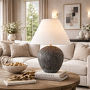 Contract furniture - Black Cement Accent Table Lamp - www.oroatrade.com