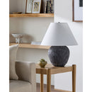 Contract furniture - Black Cement Accent Table Lamp - www.oroatrade.com