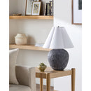 Contract furniture - Black Cement Accent Table Lamp - www.oroatrade.com