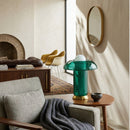 Hospitality furniture - Blue Glass Accent Table Lamp - www.oroatrade.com