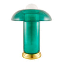 Hospitality furniture - Blue Glass Accent Table Lamp - www.oroatrade.com