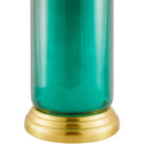 Hospitality furniture - Blue Glass Accent Table Lamp - www.oroatrade.com