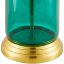 Hospitality furniture - Blue Glass Accent Table Lamp - www.oroatrade.com