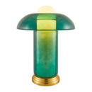 Hospitality furniture - Blue Glass Accent Table Lamp - www.oroatrade.com
