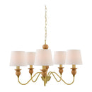 Modern European furniture - 5-Light Linen Classic Chandelier - www.oroatrade.com