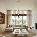 Modern European furniture - 3-Light Linen Classic Chandelier - www.oroatrade.com