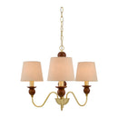 Modern European furniture - 3-Light Linen Classic Chandelier - www.oroatrade.com