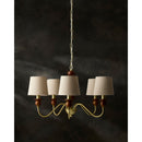 Modern European furniture - 5-Light Linen Classic Chandelier - www.oroatrade.com
