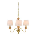 Modern European furniture - 3-Light Linen Classic Chandelier - www.oroatrade.com