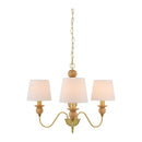 Modern European furniture - 3-Light Linen Classic Chandelier - www.oroatrade.com