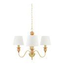 Modern European furniture - 3-Light Linen Classic Chandelier - www.oroatrade.com
