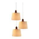 Contract furniture - 3-Light Linen Chandelier - www.oroatrade.com