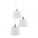 Contract furniture - 3-Light Linen Chandelier - www.oroatrade.com