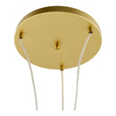 Contract furniture - 3-Light Linen Chandelier - www.oroatrade.com