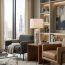 Contract furniture - Cream Shell Accent Table Lamp - www.oroatrade.com