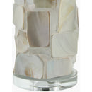 Contract furniture - Cream Shell Accent Table Lamp - www.oroatrade.com