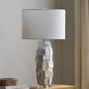 Hospitality furniture - Cream Inlaid Shell Table Lamp - www.oroatrade.com