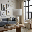 Hospitality furniture - Cream Inlaid Shell Table Lamp - www.oroatrade.com